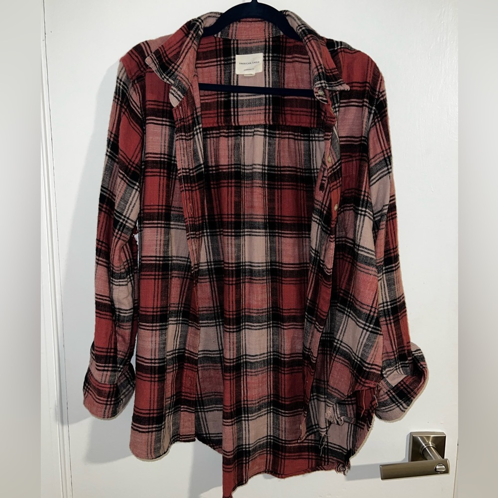 American Eagle oversized flannel